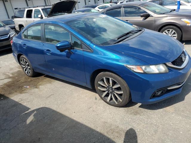 2HGFB2F96FH504029 - 2015 HONDA CIVIC EXL BLUE photo 4