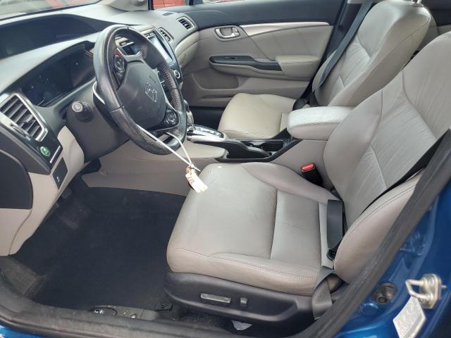 2HGFB2F96FH504029 - 2015 HONDA CIVIC EXL BLUE photo 7