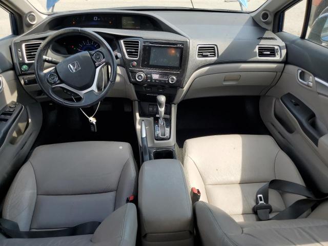 2HGFB2F96FH504029 - 2015 HONDA CIVIC EXL BLUE photo 8