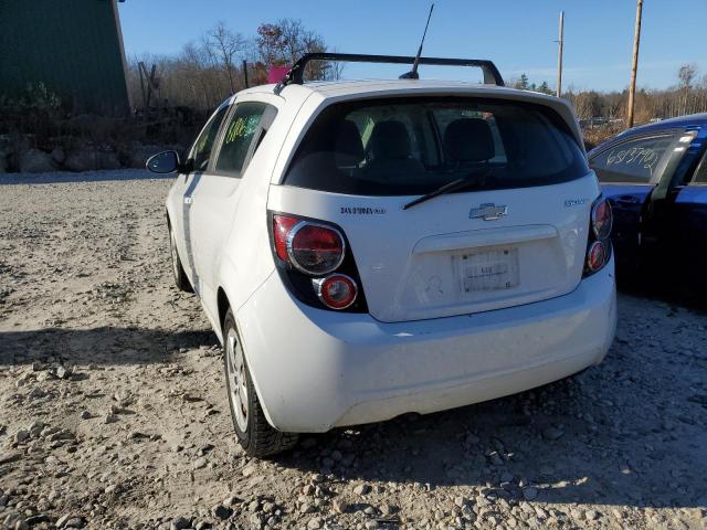 1G1JA6SG5E4207765 - 2014 CHEVROLET SONIC LS WHITE photo 3