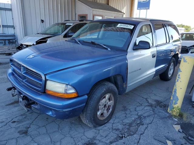 1B4HR38N22F202135 - 2002 DODGE DURANGO SPORT BLUE photo 1