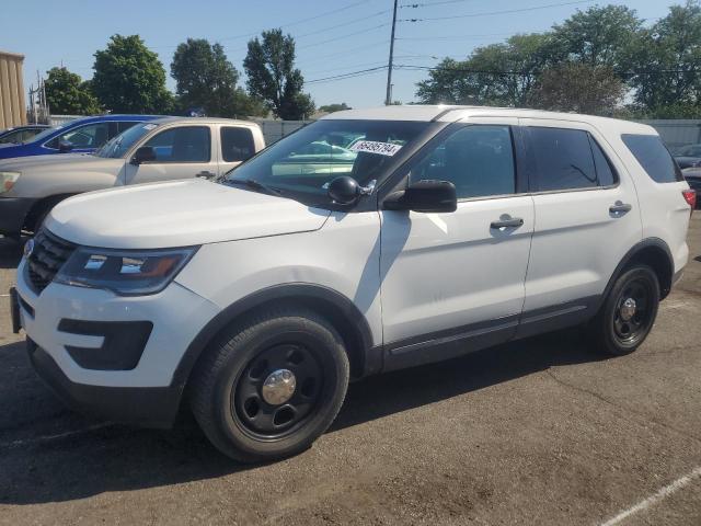 1FM5K8AR6KGB55489 - 2019 FORD EXPLORER POLICE INTERCEPTOR 白色 照片 1