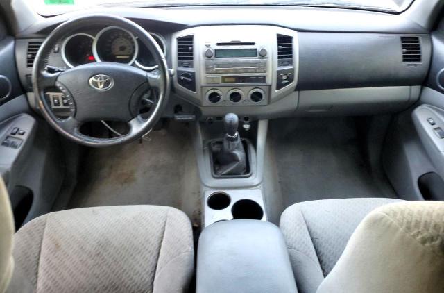 5TEUX4EN5AZ745725 - 2010 TOYOTA TACOMA ACCESS CAB ვერცხლისფერი ფოტო 8