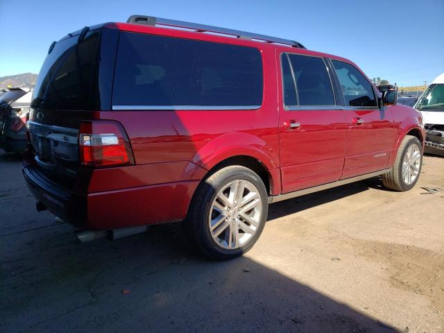 1FMJK1MT1FEF37931 - 2015 FORD EXPEDITION EL PLATINUM RED photo 3