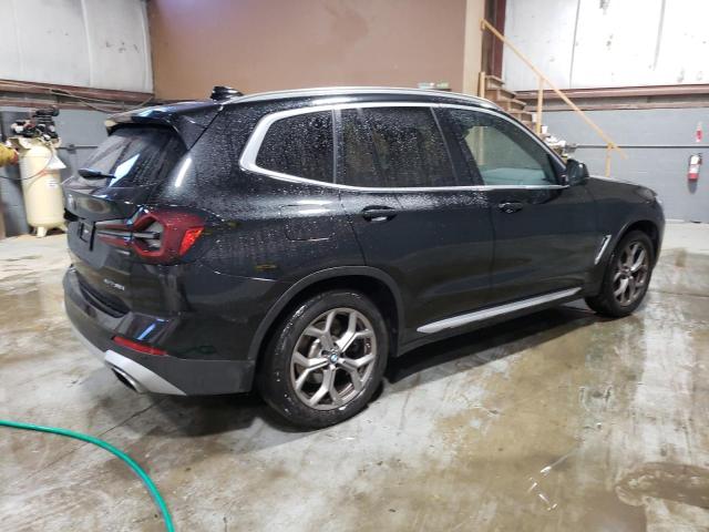 WBX57DP07NN154247 - 2022 BMW X3 XDRIVE30I BLACK photo 3