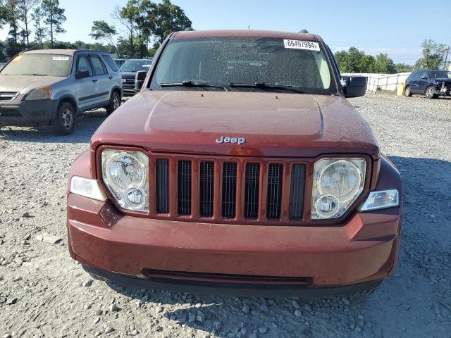 1J8GP28K48W107145 - 2008 JEEP LIBERTY SPORT RED photo 5