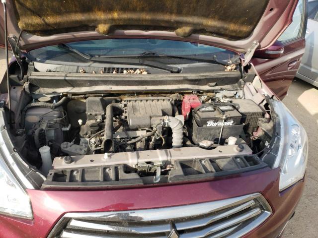 ML32F4FJ0JHF06743 - 2018 MITSUBISHI MIRAGE G4 SE MAROON photo 7