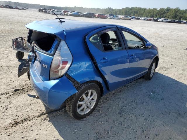 JTDKDTB35D1553281 - 2013 TOYOTA PRIUS C BLUE photo 3