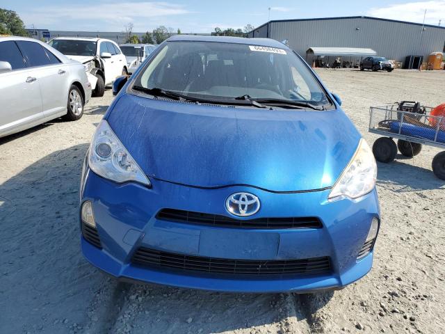 JTDKDTB35D1553281 - 2013 TOYOTA PRIUS C BLUE photo 5