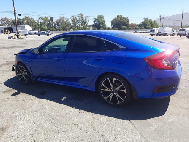 2HGFC2F8XMH525791 - 2021 HONDA CIVIC SPORT 蓝色 照片 2