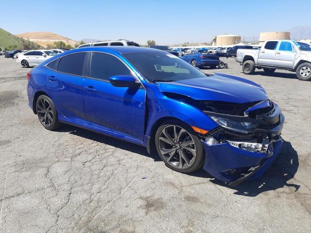 2HGFC2F8XMH525791 - 2021 HONDA CIVIC SPORT 蓝色 照片 4