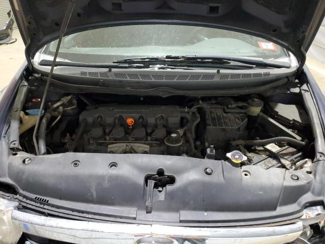 1HGFA165X6L134636 - 2006 HONDA CIVIC LX Կապույտ լուսանկար 11