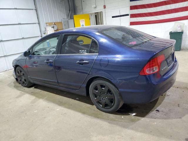 1HGFA165X6L134636 - 2006 HONDA CIVIC LX Կապույտ լուսանկար 2