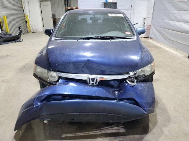 1HGFA165X6L134636 - 2006 HONDA CIVIC LX Կապույտ լուսանկար 5