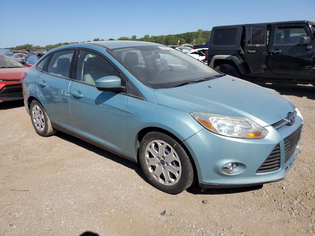 1FAHP3F26CL440418 - 2012 FORD FOCUS SE TURQUOISE photo 4