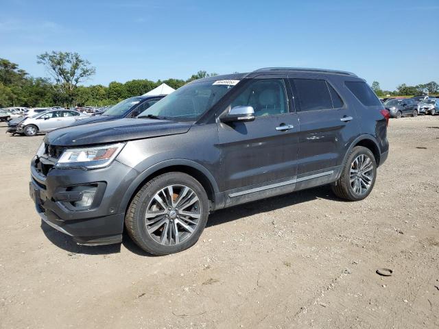 1FM5K8HT5GGA01753 - 2016 FORD EXPLORER PLATINUM GRAY photo 1