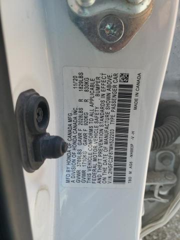 2HGFC2F87MH522203 - 2021 HONDA CIVIC SPORT 白色 照片 13