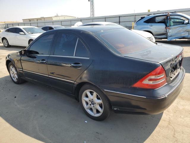 WDBRF61J63A528171 - 2003 MERCEDES-BENZ C 240 BLACK photo 2