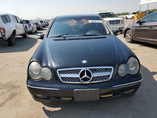 WDBRF61J63A528171 - 2003 MERCEDES-BENZ C 240 BLACK photo 5