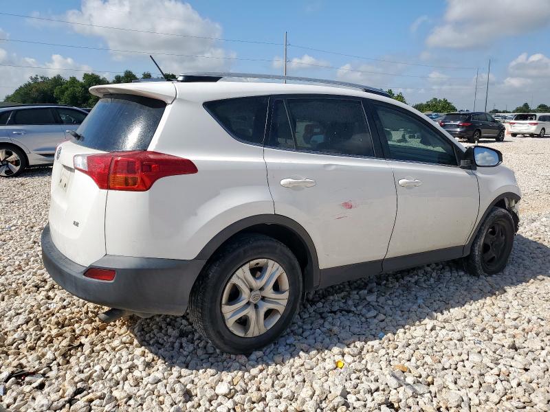 JTMZFREV2FJ056104 - 2015 TOYOTA RAV4 LE Weiß Foto 3