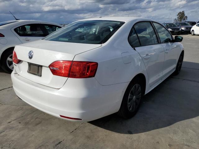 3VW2K7AJ8EM382234 - 2014 VOLKSWAGEN JETTA BASE WHITE photo 4