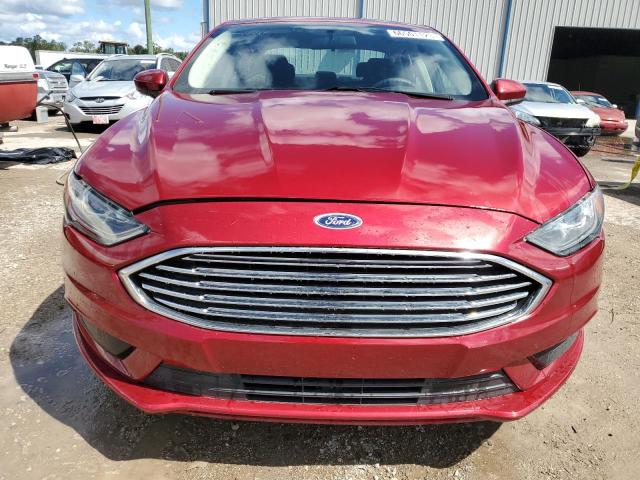 3FA6P0LU4JR208796 - 2018 FORD FUSION SE HYBRID BURGUNDY photo 5