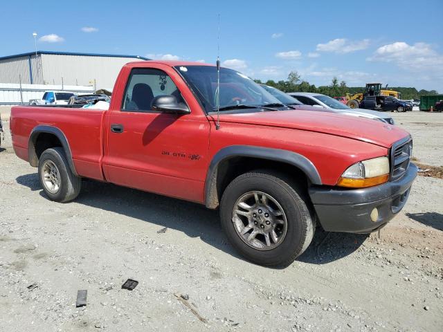 1B7FL16X92S714504 - 2002 DODGE DAKOTA BASE RED photo 4