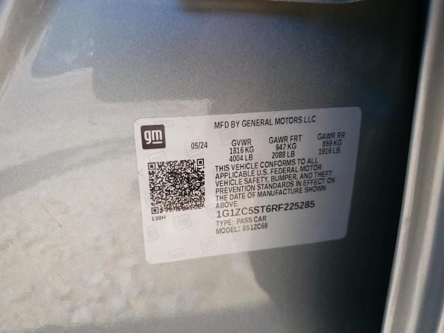 1G1ZC5ST6RF225285 - 2024 CHEVROLET MALIBU LS 银色 照片 13