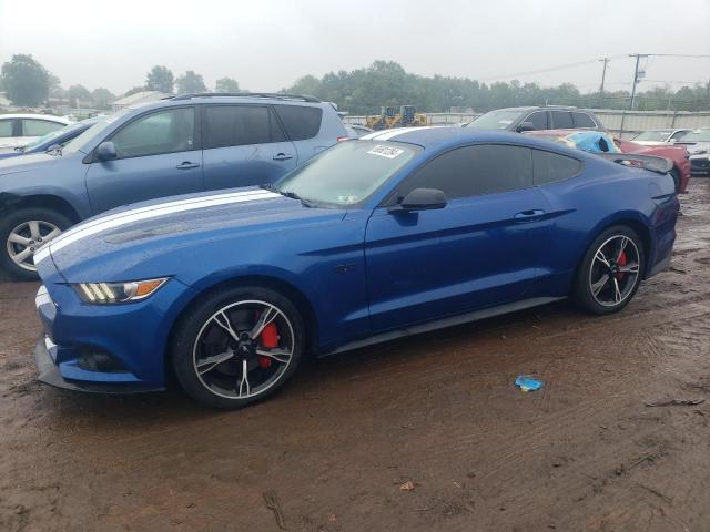 1FA6P8CF0H5338703 - 2017 FORD MUSTANG GT BLUE photo 1