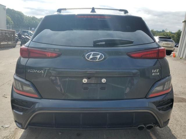 KM8K3CA34NU871005 - 2022 HYUNDAI KONA N LINE CHARCOAL photo 6