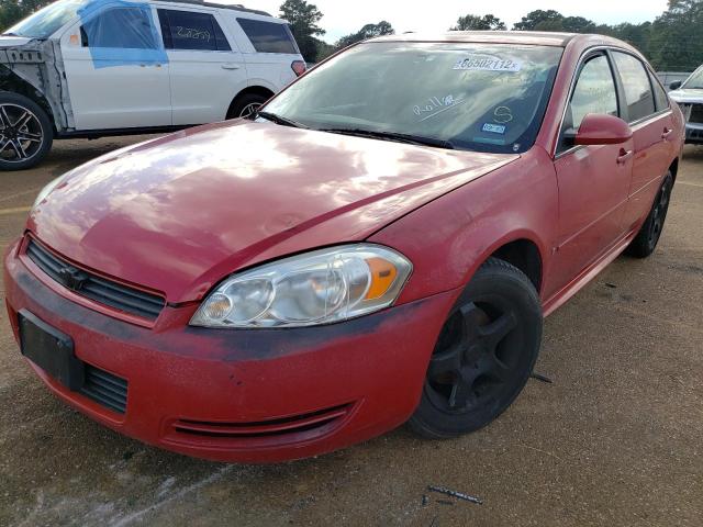 2G1WB5EK0A1175438 - 2010 CHEVROLET IMPALA LT RED photo 2