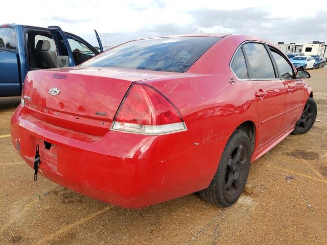 2G1WB5EK0A1175438 - 2010 CHEVROLET IMPALA LT RED photo 4