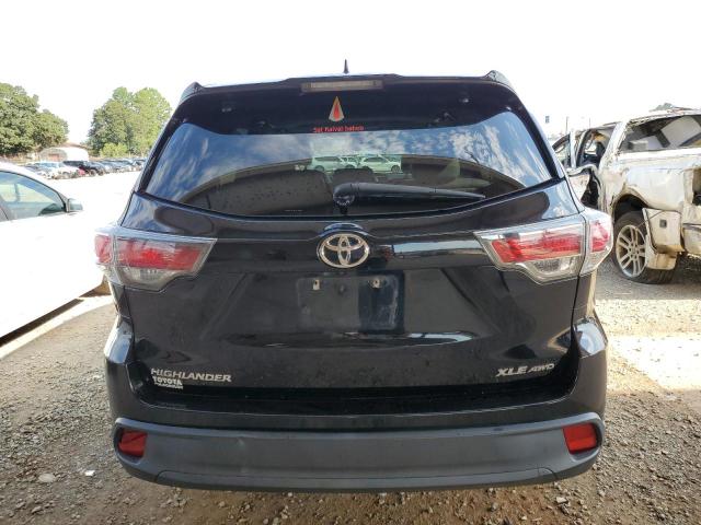 5TDJKRFH5FS134265 - 2015 TOYOTA HIGHLANDER XLE Qara foto 6