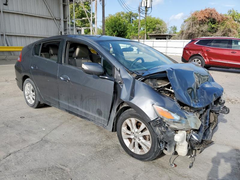 JHMZE2H76CS004728 - 2012 HONDA INSIGHT EX GRAY photo 4