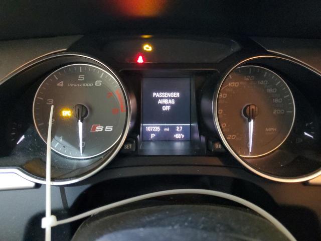 WAUVVAFR7CA010541 - 2012 AUDI S5 PRESTIGE GRAY photo 9