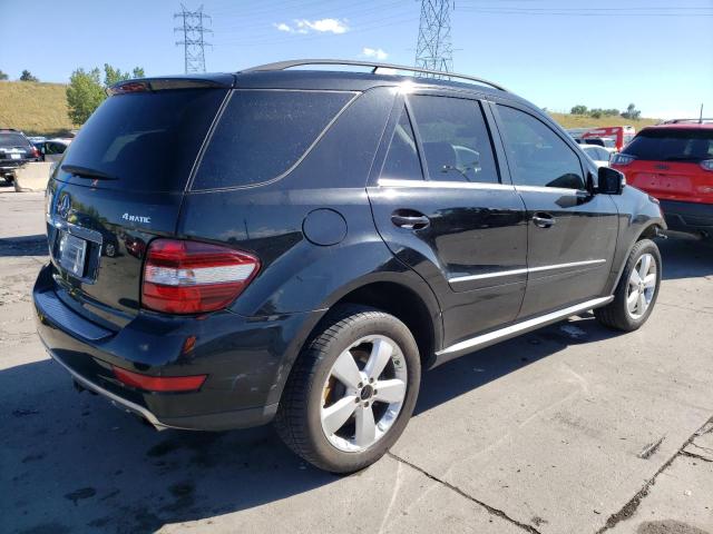 4JGBB8GB1BA742487 - 2011 MERCEDES-BENZ ML 350 4MATIC BLACK photo 3