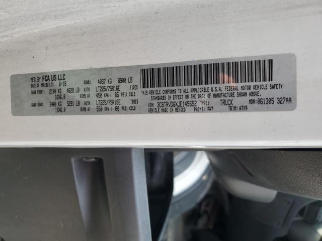 3C6TRVDGXJE145652 - 2018 RAM PROMASTER 2500 HIGH WHITE photo 13