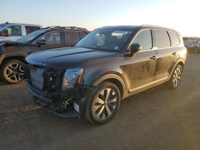 5XYP6DHC9NG291960 - 2022 KIA TELLURIDE S BLACK photo 1