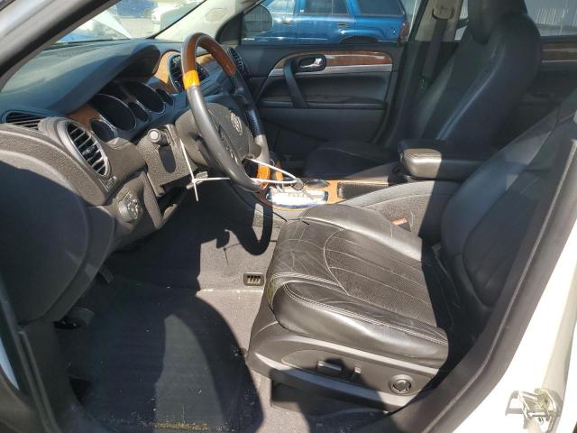 5GALRBED8AJ266888 - 2010 BUICK ENCLAVE CXL WHITE photo 7