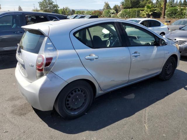 JTDKDTB39D1044553 - 2013 TOYOTA PRIUS C SILVER photo 3