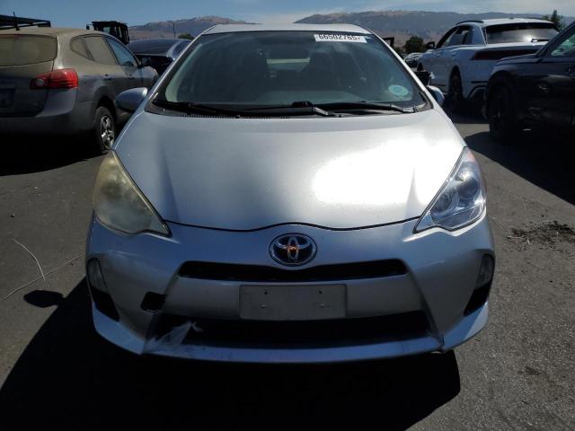 JTDKDTB39D1044553 - 2013 TOYOTA PRIUS C SILVER photo 5