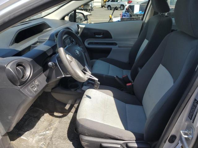 JTDKDTB39D1044553 - 2013 TOYOTA PRIUS C SILVER photo 7