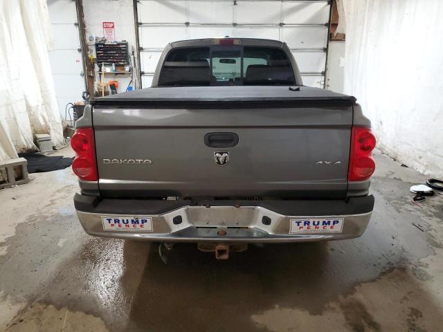 1D7HW28K57S256626 - 2007 DODGE DAKOTA QUAD GRAY photo 6