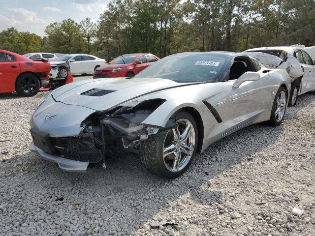 1G1YF2D78H5115313 - 2017 CHEVROLET CORVETTE STINGRAY 3LT SILVER photo 1