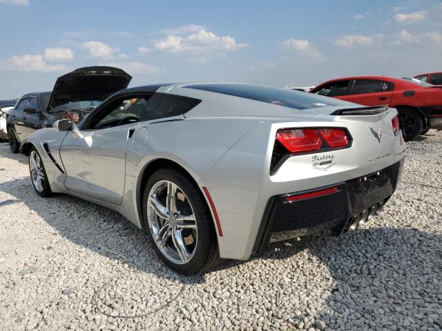 1G1YF2D78H5115313 - 2017 CHEVROLET CORVETTE STINGRAY 3LT SILVER photo 2