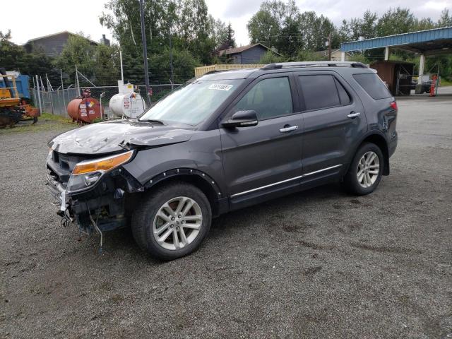 1FM5K8D8XFGB56721 - 2015 FORD EXPLORER XLT GRAY photo 1