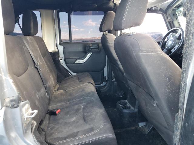 1C4BJWEG6EL107008 - 2014 JEEP WRANGLER U SAHARA GRAY photo 11