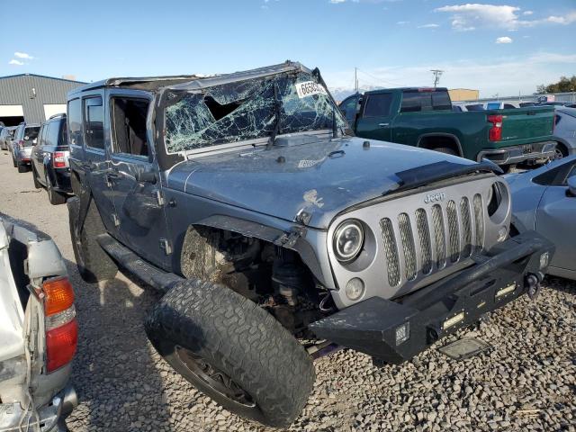 1C4BJWEG6EL107008 - 2014 JEEP WRANGLER U SAHARA GRAY photo 4