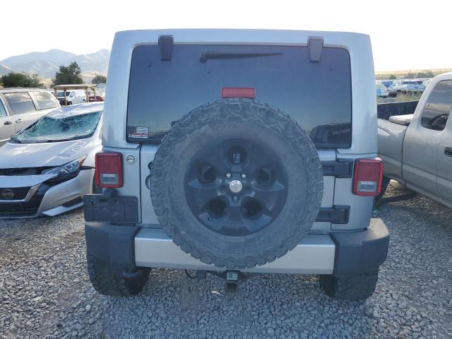 1C4BJWEG6EL107008 - 2014 JEEP WRANGLER U SAHARA GRAY photo 6
