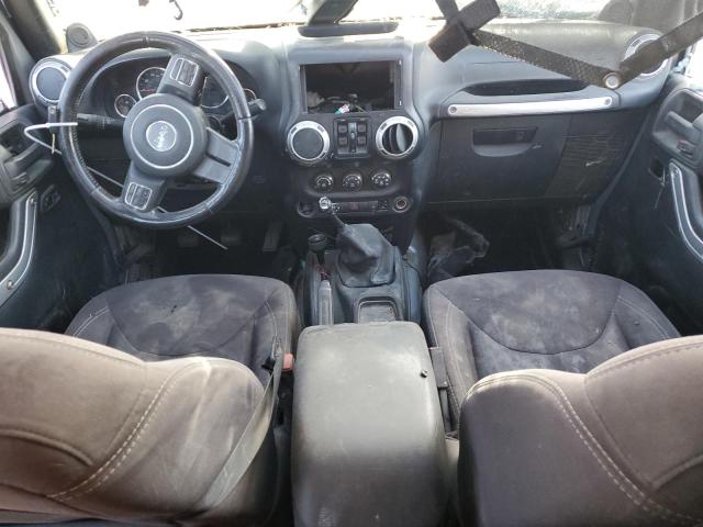 1C4BJWEG6EL107008 - 2014 JEEP WRANGLER U SAHARA GRAY photo 8